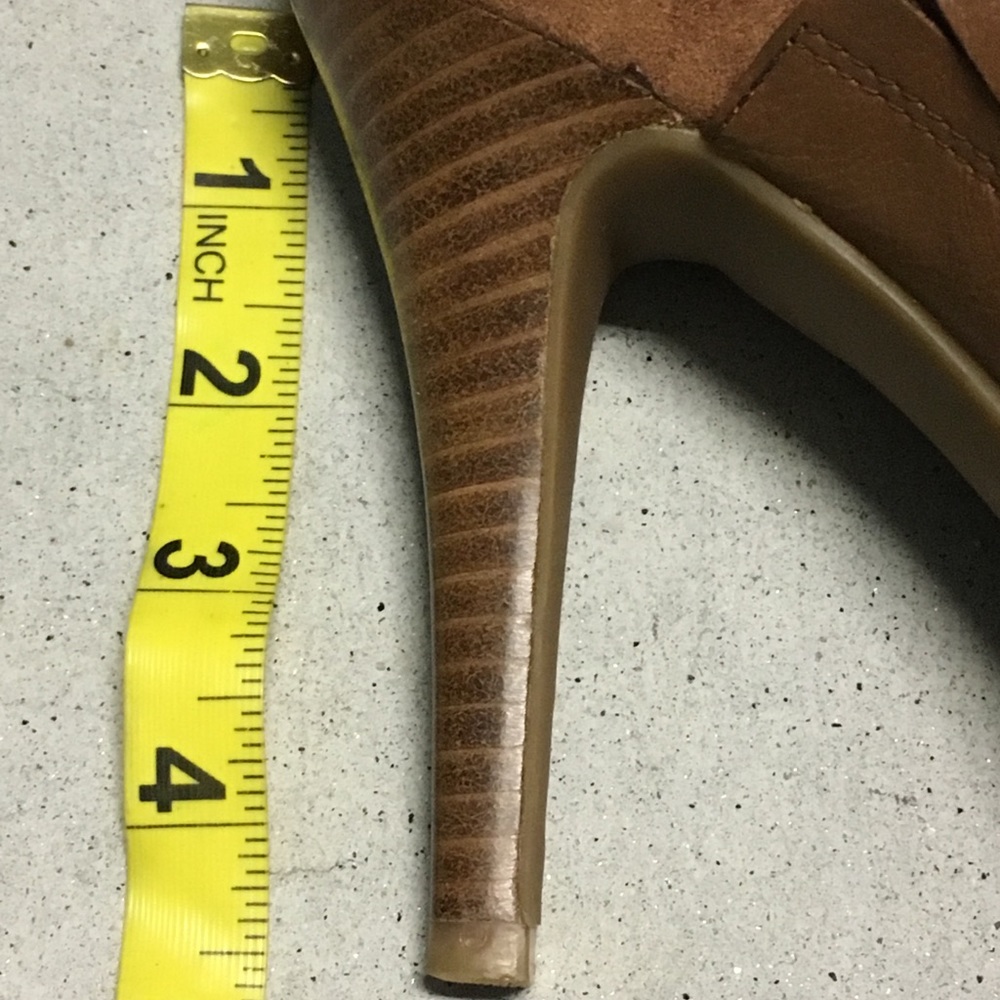 Nine West Camel Color High Heeled Slides. - image 8